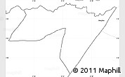 Blank Simple Map of CENTRAL