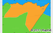 Political Simple Map of CENTRAL