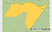 Savanna Style Simple Map of CENTRAL