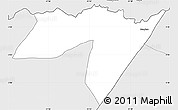 Silver Style Simple Map of CENTRAL