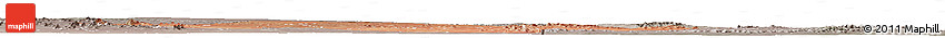 Satellite Horizon Map of MANDERA, semi-desaturated