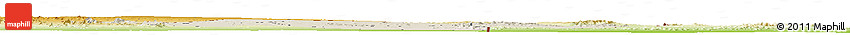 Shaded Relief Horizon Map of MANDERA, physical outside Shaded Relief Horizon Map of MANDERA, physical outside