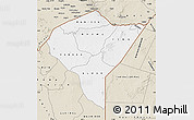 Classic Style Map of MANDERA