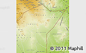 Physical Map of MANDERA