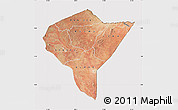Satellite Map of MANDERA, cropped outside