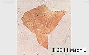Satellite Map of MANDERA, lighten
