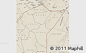 Shaded Relief Map of MANDERA