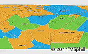 Political Panoramic Map of MANDERA
