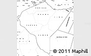 Blank Simple Map of MANDERA