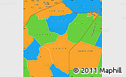 Political Simple Map of MANDERA
