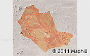 Satellite 3D Map of TABAKA, lighten, semi-desaturated