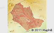 Satellite 3D Map of TABAKA, physical outside
