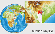 Physical Location Map of TABAKA, highlighted parent region, highlighted grandparent region