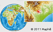 Physical Location Map of TABAKA, highlighted parent region