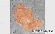 Satellite Map of TABAKA, desaturated