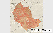 Satellite Map of TABAKA, shaded relief outside