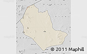 Shaded Relief Map of TABAKA, desaturated