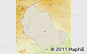 Shaded Relief Map of TABAKA, physical outside