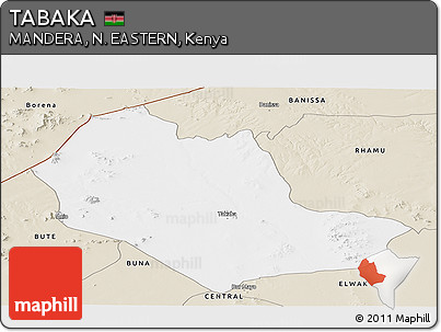 Classic Style Panoramic Map of TABAKA