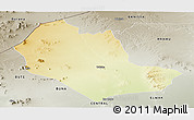Physical Panoramic Map of TABAKA, semi-desaturated