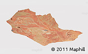 Satellite Panoramic Map of TABAKA, cropped outside