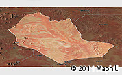 Satellite Panoramic Map of TABAKA, darken