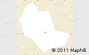 Classic Style Simple Map of TABAKA, single color outside