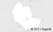 Silver Style Simple Map of TABAKA