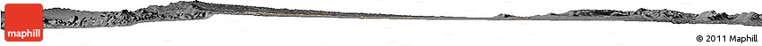 Satellite Horizon Map of NAIROBI, darken, desaturated