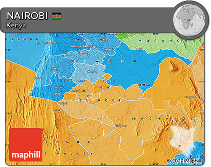 Political Map of NAIROBI