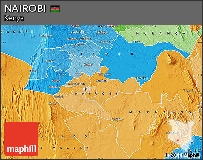 Political Map of NAIROBI
