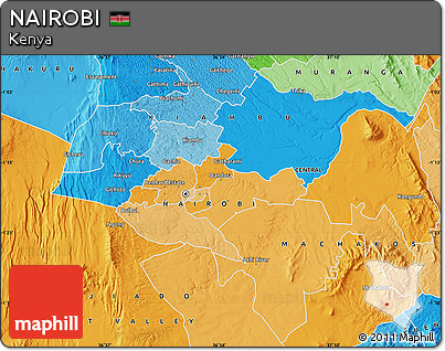 Political Map of NAIROBI