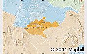 Political Map of NAIROBI, lighten