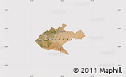 Satellite Map of NAIROBI, cropped outside
