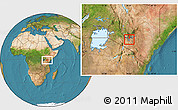 Satellite Location Map of KASARANI