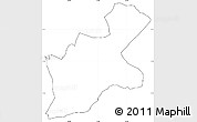 Blank Simple Map of KASARANI, cropped outside