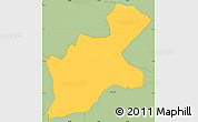 Savanna Style Simple Map of KASARANI