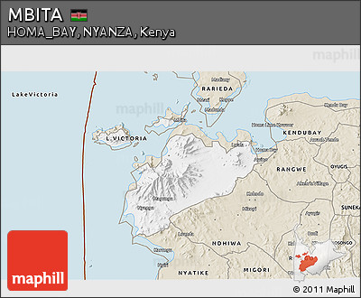 Classic Style 3D Map of MBITA