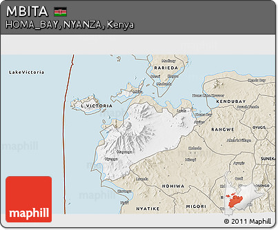 Classic Style 3D Map of MBITA
