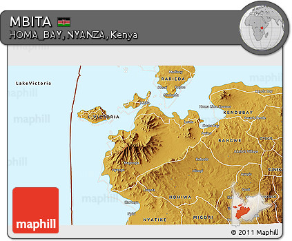 Physical 3D Map of MBITA