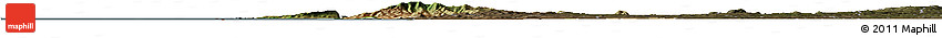 Satellite Horizon Map of MBITA, darken
