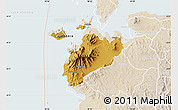 Physical Map of MBITA, lighten