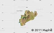 Satellite Map of MBITA, single color outside