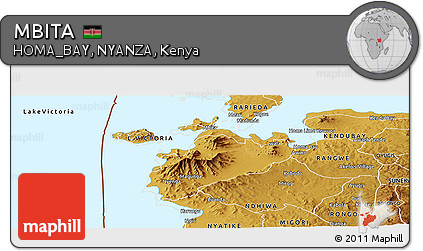 Physical Panoramic Map of MBITA