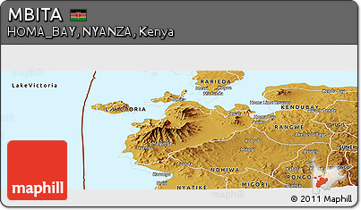 Physical Panoramic Map of MBITA