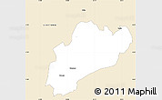 Classic Style Simple Map of MBITA, single color outside