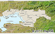 Shaded Relief 3D Map of KISUMU, satellite outside