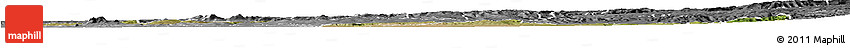 Satellite Horizon Map of KISUMU, desaturated