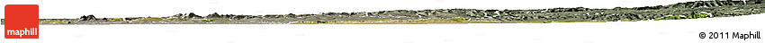 Satellite Horizon Map of KISUMU, semi-desaturated