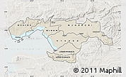 Shaded Relief Map of KISUMU, lighten